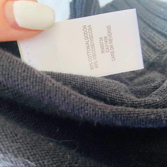 BCBG black chunky knit cardigan free with a purchase! - Picture 7 of 8